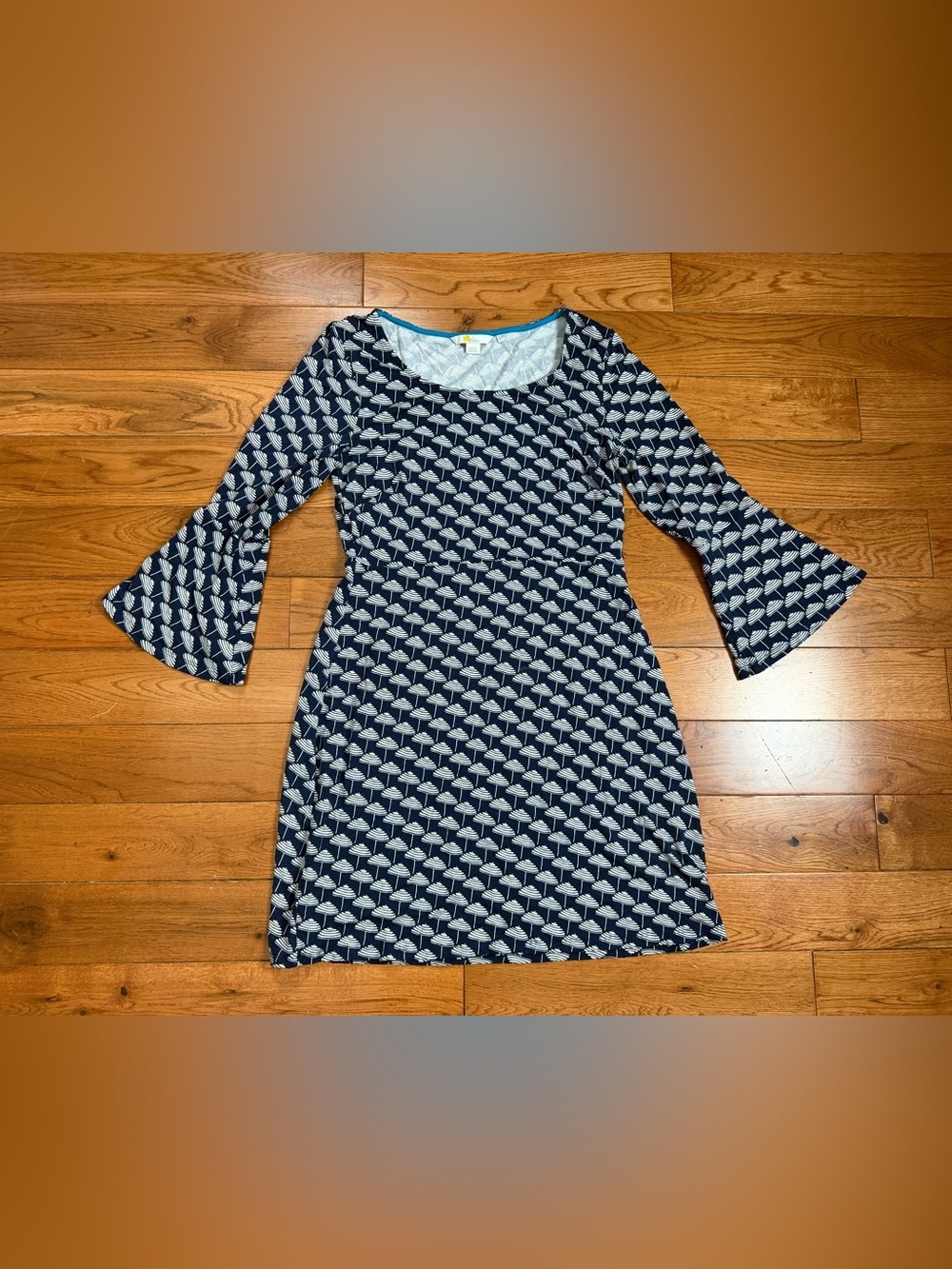 Boden Miriam Jersey Umbrella Print Dress NWOT